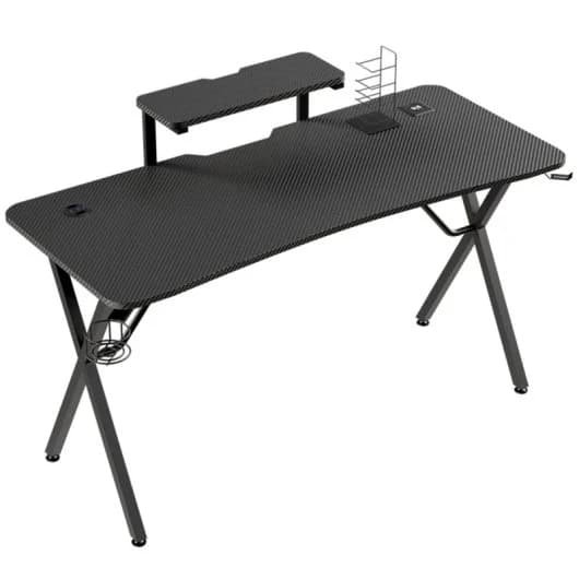 Tempest Haven Mesa Gaming 140x60cm RGB Negra