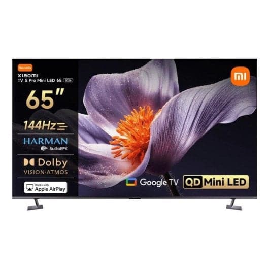 Xiaomi QD-Mini LED S Pro 65" 4K UHD Smart TV Google TV HDR10 Dolby Vision, Harman, 144Hz