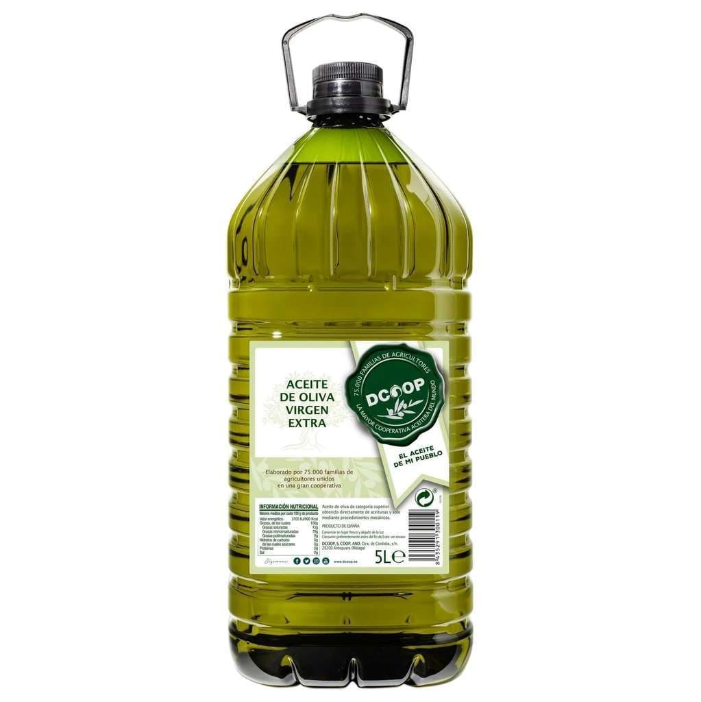 Aceite de Oliva Virgen Extra 5L DCOOP, Serie oro Coosur, La Masía