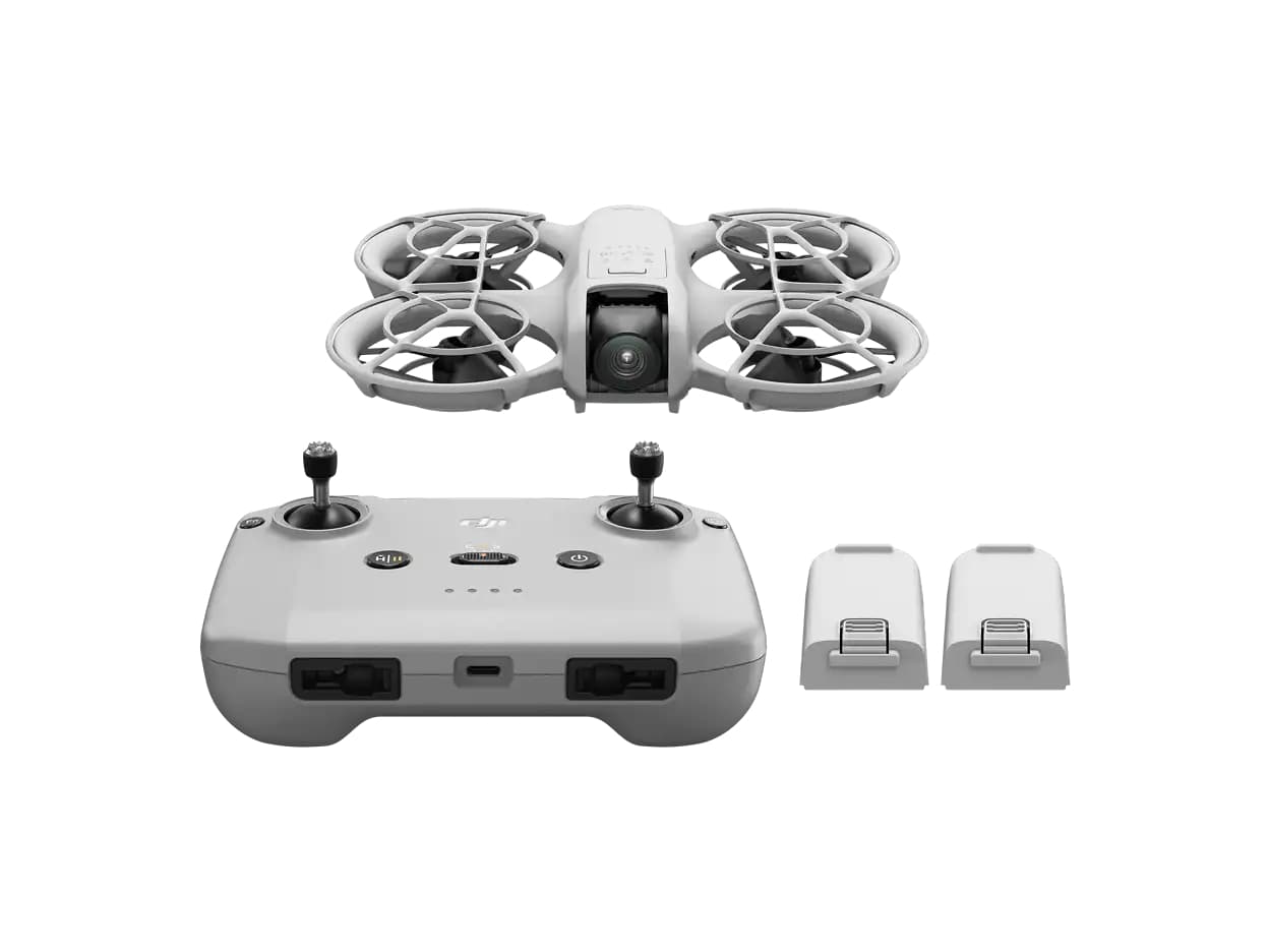 DJI Neo Fly More Combo – Dron 4K con IA, GPS y 3 Baterías, Blanco