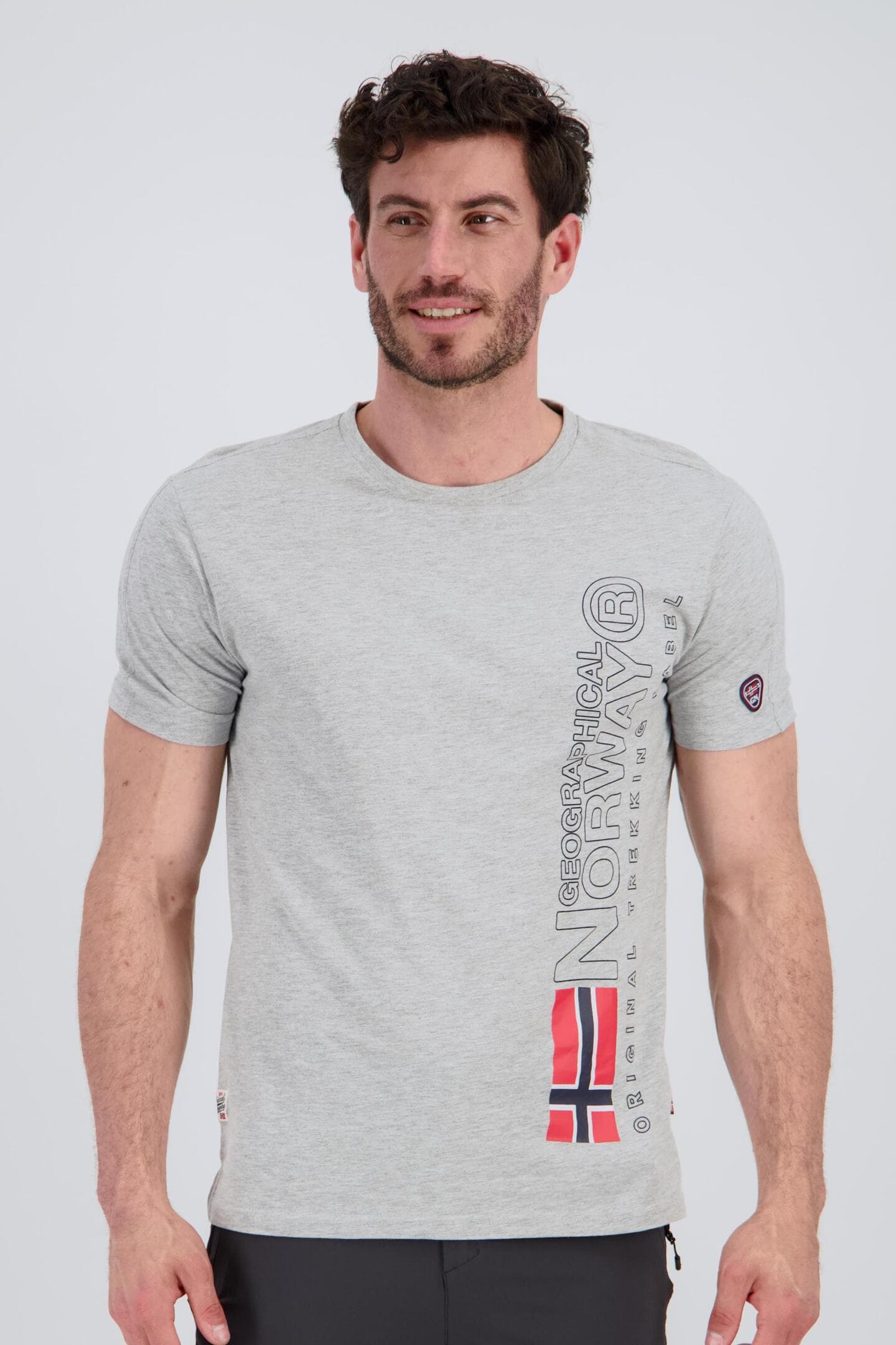 Camiseta Trekking Hombre Geographical Norway Gn tallas XS,S,M,L,XL