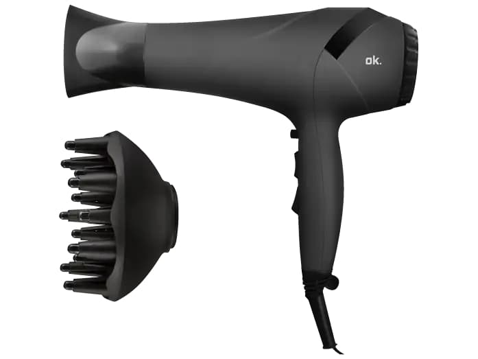 Secador - ok. OHD 4211 B, 2200 W, 3 temperaturas, 2 Velocidades, Negro