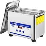 VEVOR Limpiador Ultrasónico Profesional de Acero Inoxidable 800ml, 35W, Máquina de Limpieza Potente Frecuencia de 40 kHz con Pantalla LED
