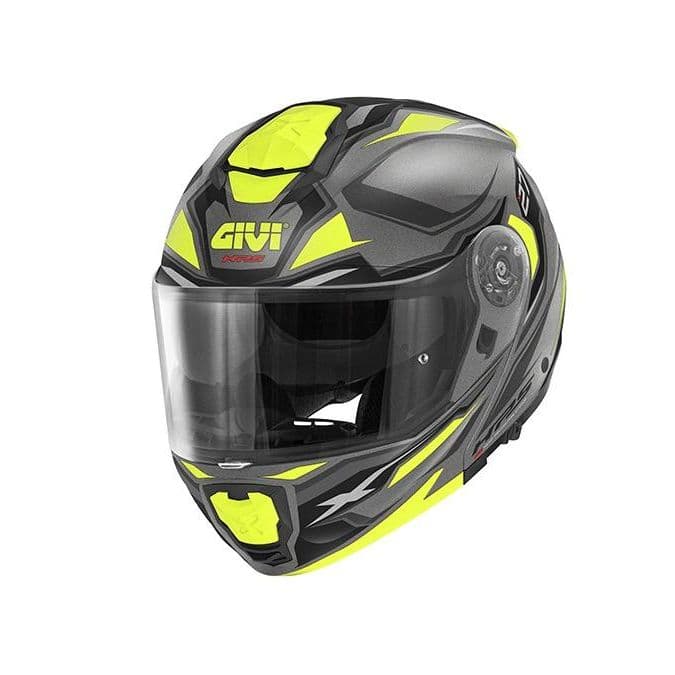 Casco Modular Givi X27 Dimension Titanio Fluor