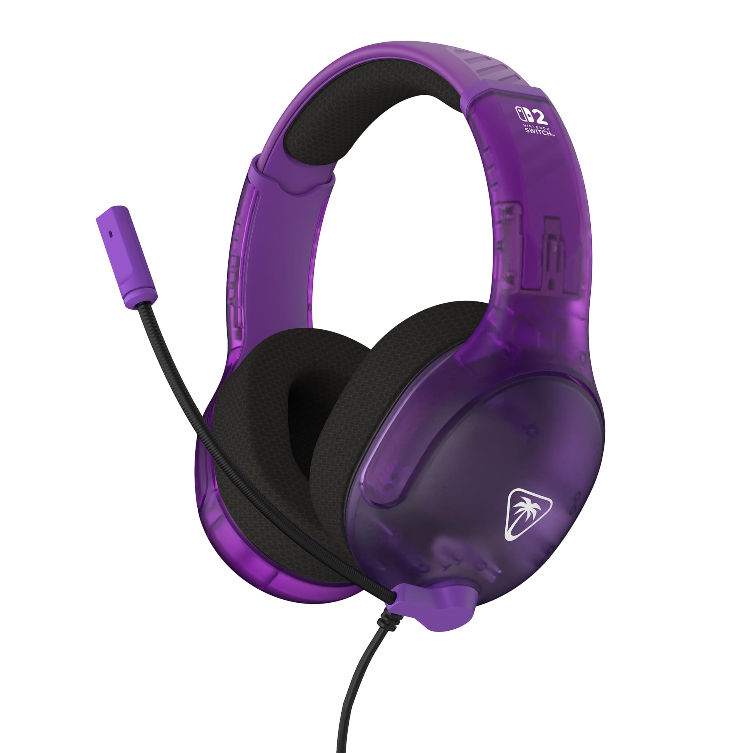 Turtle Beach Airlite Fit Auriculares con Cable para Juegos en Morado fantasmal con Licencia Oficial para Todos los Nintendo Switch