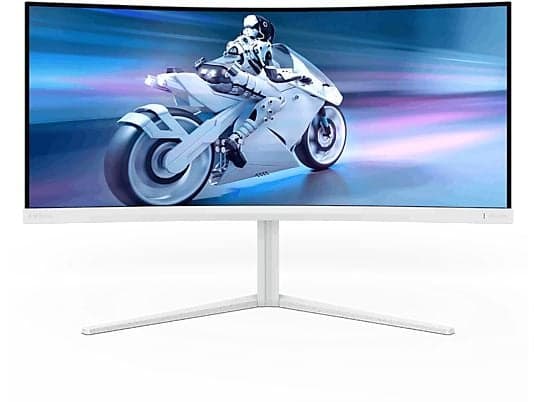 Monitor gaming Philips Evnia 34M2C5501A/00 | 34" WQHD Curvo | 180 Hz | Fast VA | Ambiglow IA | DisplayHDR 400