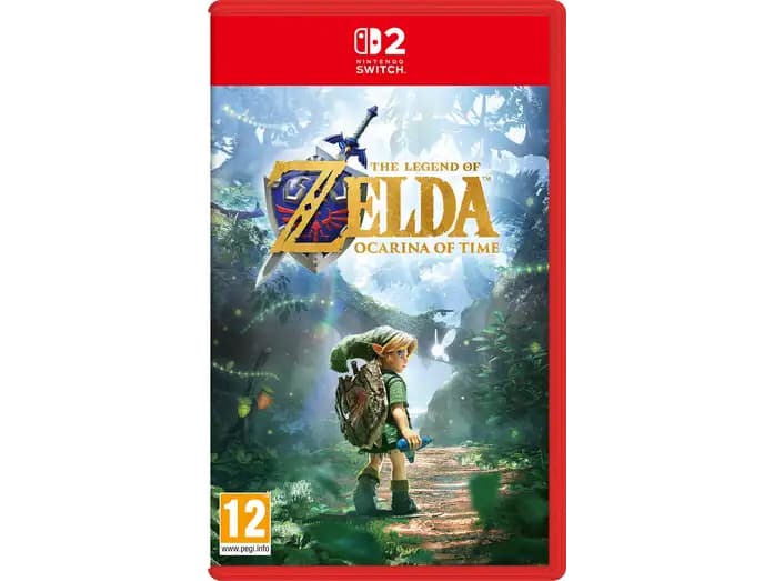 Nintendo Switch 2 The Legend of Zelda: Ocarina of Time - Carátula especial + Pegatinas