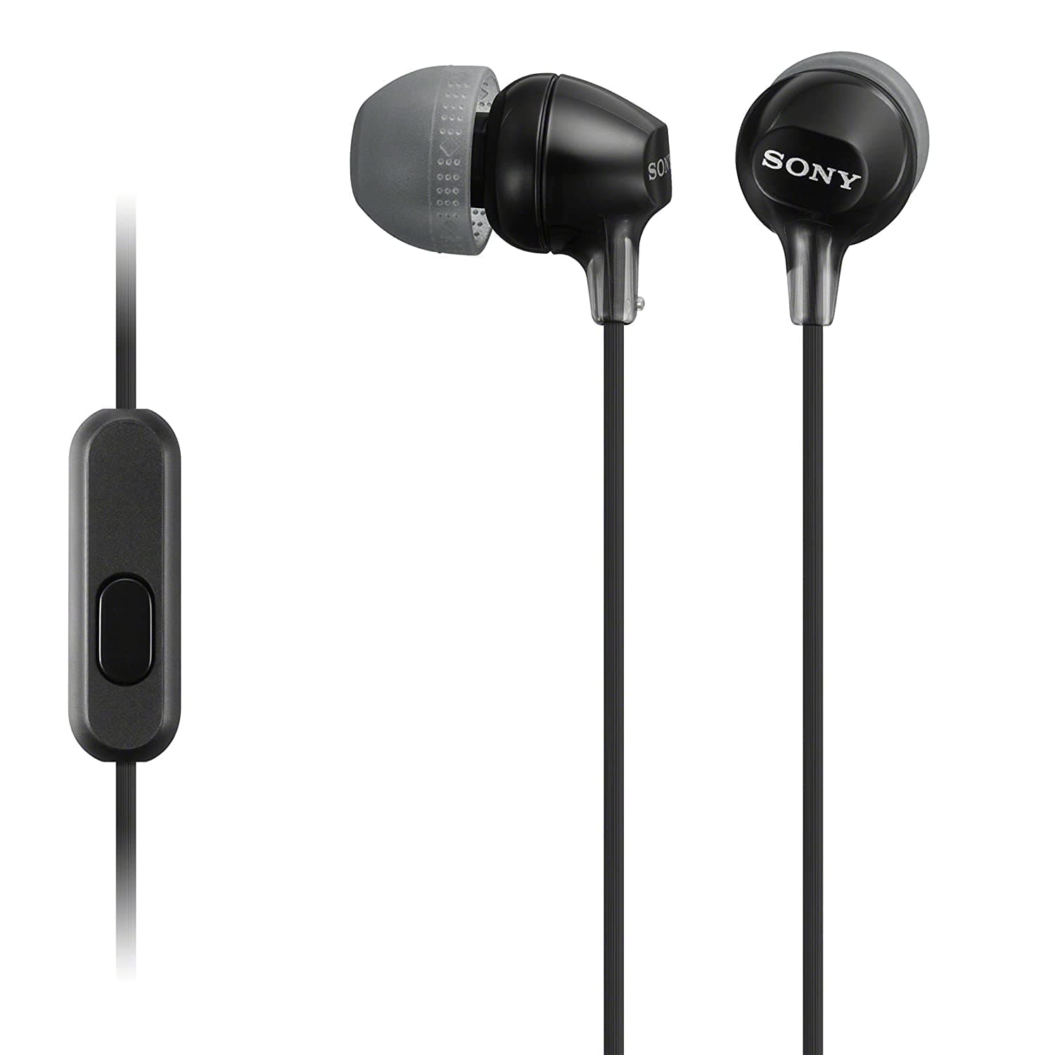 Sony MDR-EX15AP - Auriculares in-ear (con micrófono), negro