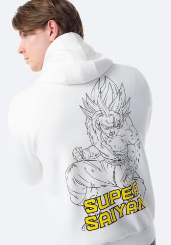 Sudadera con capucha ajustable de Hombre Dragon Ball TOEI, 2 modelos