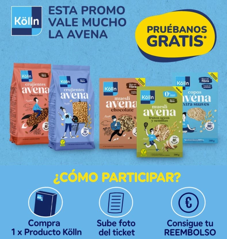 Prueba GRATIS Avena Kolln (reembolso)