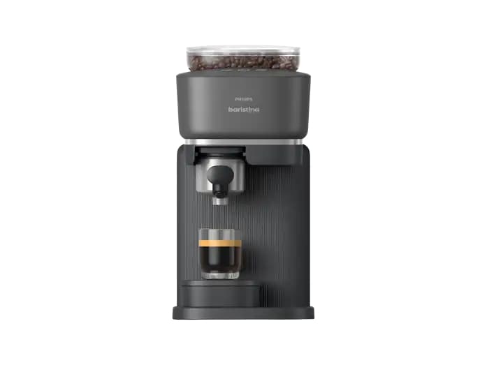 Cafetera express CAFÉ EN 60 SEGUNDOS Philips Baristina BAR300/60 semi-automática Molinillo cerámico, 16 bares