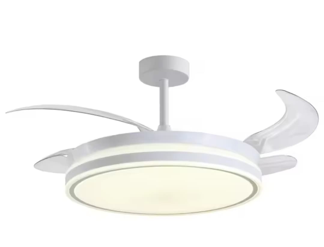 BEL AIR HOME - Ventilador de Techo ATENAS con Motor DC Silencioso - 108 cm de Diámetro, 3 Temperaturas de Luz