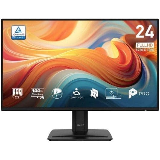 Monitor MSI PRO MP242 E14A 23.8" FullHD 144Hz IPS Bisel Ultradelgado 1ms