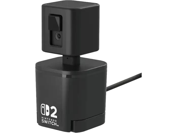 Cámara USB Hori para Nintendo Switch 2 – licencia oficial Nintendo, funciona en modo TV, sobremesa y portátil, con tapa de privacidad