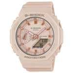Casio Reloj Cuarzo Unisex 46.00mm con dial Análogico-Digital Rosa y Correa de Resina Rosa GMA-S2100-4AER