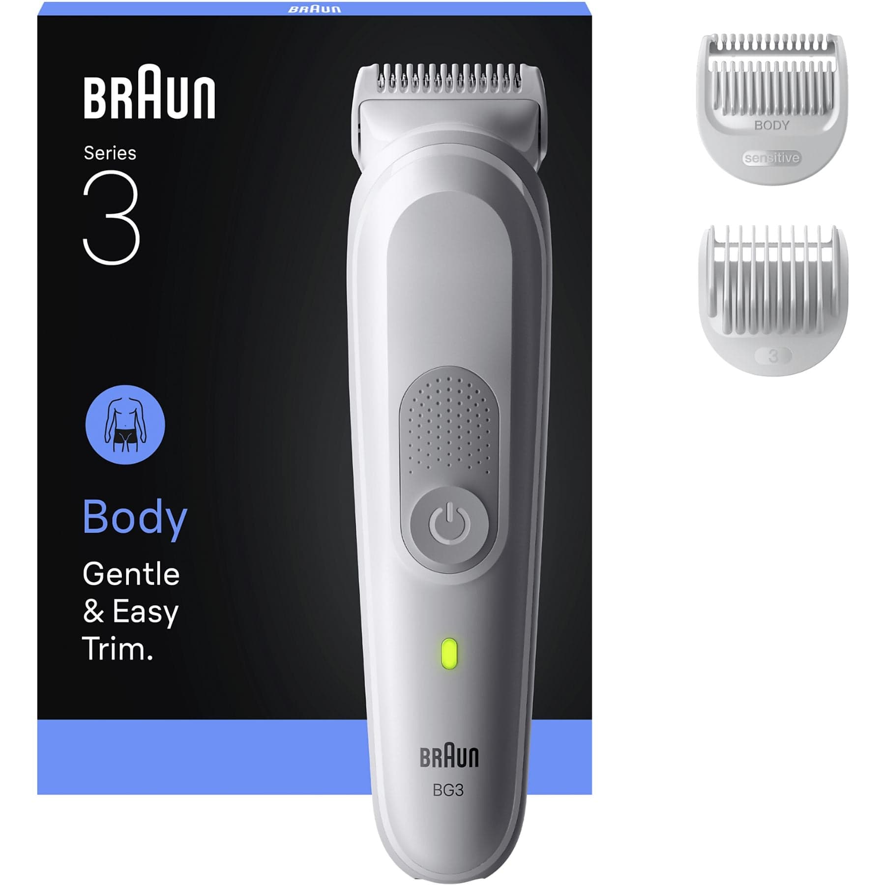 Afeitadora corporal - Braun BodyGroomer Series 3 BG3530