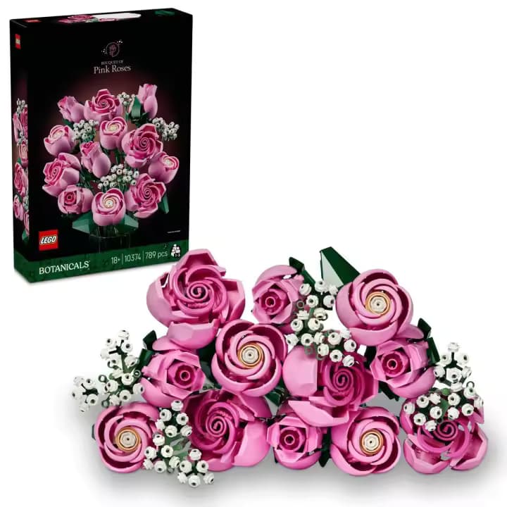Lego 10374 Botanicals Ramo de Rosas Rosadas cupón 6 euros
