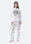 Pijama dos piezas manga larga de Mujer MAFALDA tallas XS a XL