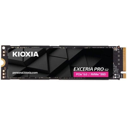 Disco Duro Kioxia Exceria PRO G2 1TB SSD M.2 PCIe Gen5 Lectura 14400MB/s Disipación Avanzada