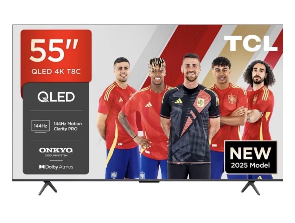 TV TCL QLED 55T8C 55" 144hz 4K Ultra HD Smart TV Google TV HDR10 Dolby Vision