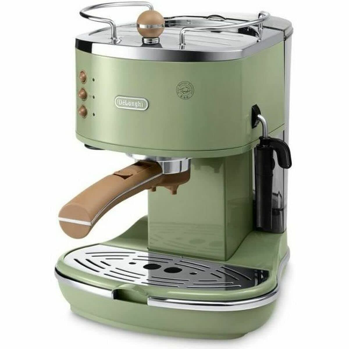 De'Longhi Icona Vintage - Cafetera Espresso con Espumador de Leche Manual