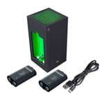 Nacon Pack cargador y dos baterias externas para mandos con licencia oficial Xbox