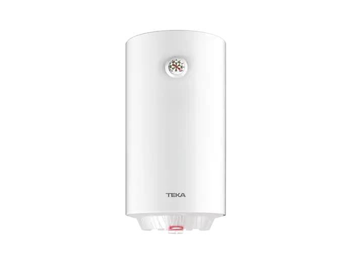 Termo eléctrico - Teka EWH 80 C, Capacidad 80 L, Vertical, Tanque esmaltado en Zafire, Termostato, Termómetro