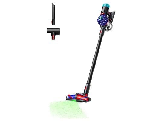 Aspirador escoba - Dyson V10 Konical, Potencia succión 150 AW, Autonomía 60 min, Accesorios, Negro
