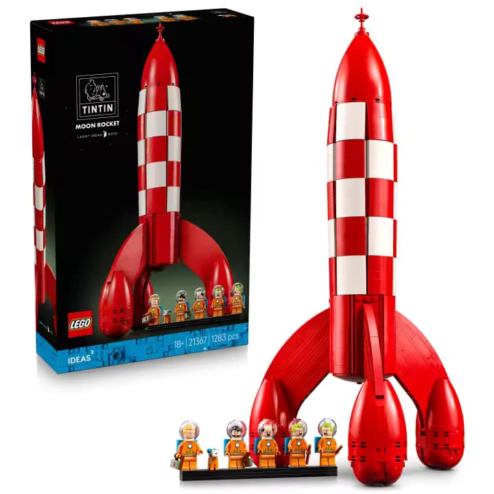 LEGO Cohete Lunar de Tintin - Maqueta y 5 Minifiguras