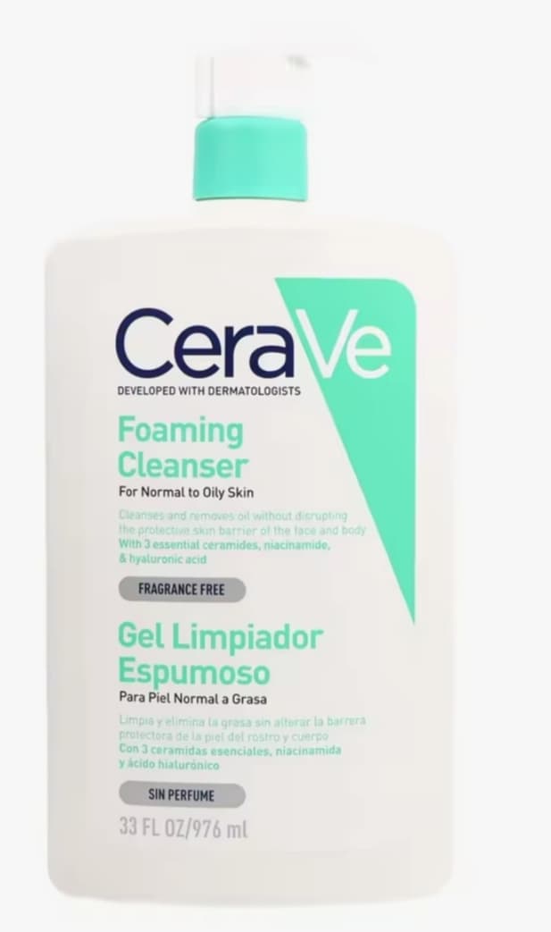 CeraVe Gel Limpiador Espumoso 976ml Piel Normal a Grasa