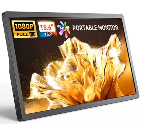 G10 Monitor Portátil 15.6 Pulgadas IPS 1080P FHD, USB Tipo-C, Juego HDR con HDMI/USB C