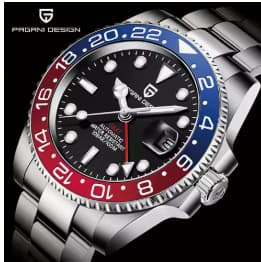 Reloj Automático PAGANI DESIGN GMT 1662 de 40 mm, Reloj de Pulsera para Hombre, Marca de Primera Calidad, Resistente al Agua hasta 100 m