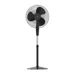 Taurus - Ventilador de pie Greco 16CR Elegance | 45W | 3 Aspas 40 cm | 3 Velocidades | Oscilación Automática | Altura Ajustable 108-132 cm|