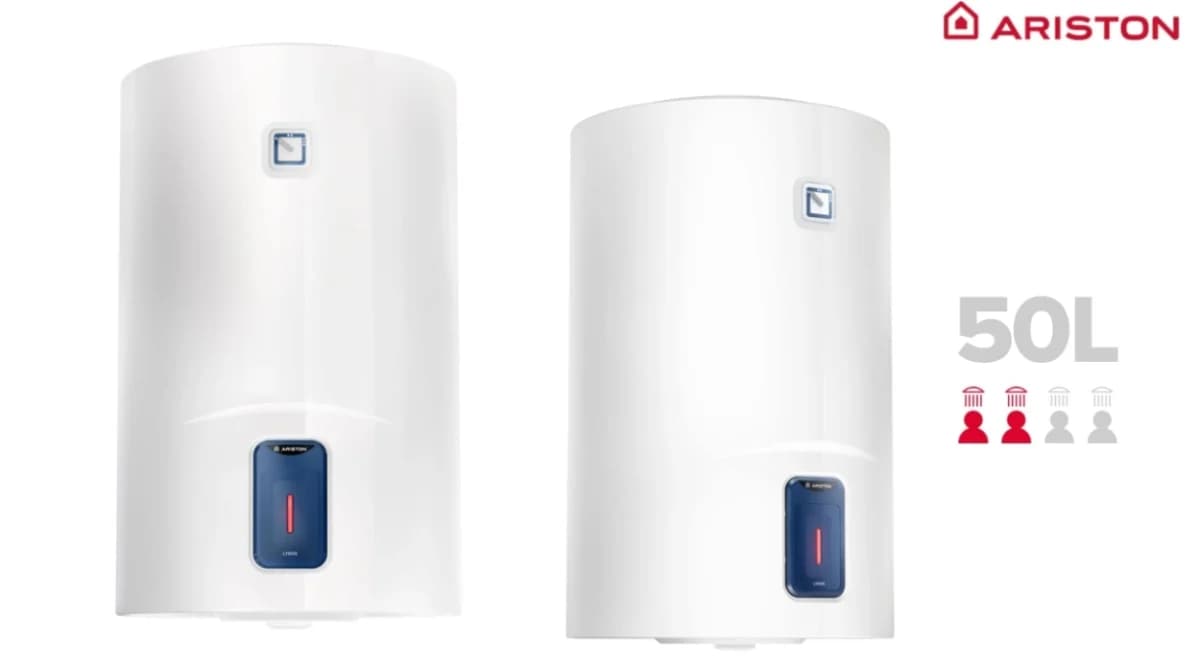 Disfruta de más agua caliente y ahorro energético con el termo Ariston Lydos R de 50L y función Water Plus por sólo 115,99€ (10% de descuento)