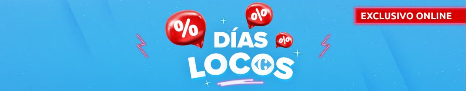 Días locos cualquier marca 30% pasta, tinto de verano, sangría y 20% papel higiénico, galletas, gazpacho, patatas fritas y 2x1 acumulable