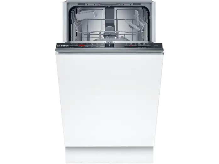 Lavavajillas integrable - Bosch SPV2HKX02E, 10 servicios, 5 programas, 44.8 cm ancho, Extra secado, Asistente de programas, Sin panelar