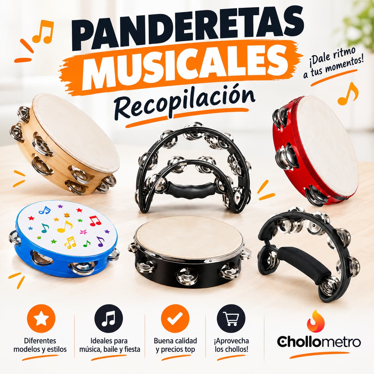 Recopilacion de panderetas musicales