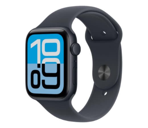 Apple Watch SE 3 GPS 44MM, Aluminio Medianoche Con Correa Deportiva Medianoche M/L