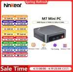 Ninkear M7 Mini PC AMD Ryzen 5 7430U 2,3 GHz-4,3 GHz Windows 11 PRO Mini ordenadores 16GB DDR4 RAM 512GB SSD WIFI 6,0