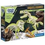 Arqueojugando Ciencia y juego T- Rex y Triceratops