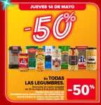 Legumbres Luengo doble promoción 50% en cupón con 38% descuento directo en XXL en oferta sólo mañana