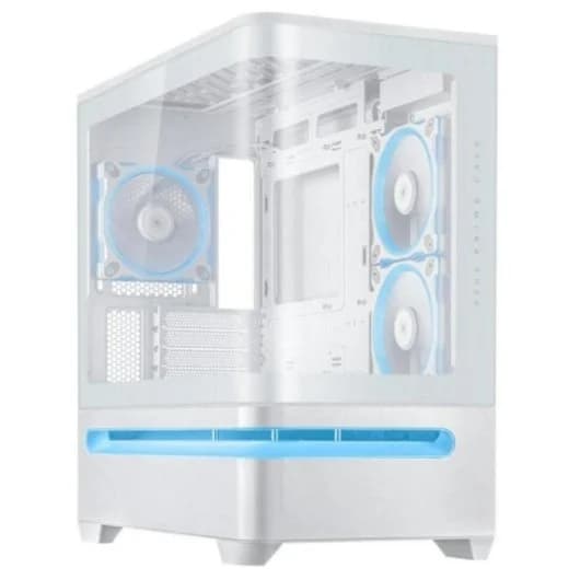 Torre PC Caja PC ASUS PRIME AP202 ARGB Blanca micro ATX/Mini-ITX Vidrio Templado RGB | precio con reembolso de asus incluído