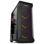 Torre PC Nox Hummer Quantum Cristal Templado USB 3.0 ARGB