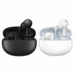 Realme TechLife Buds - con graves 12.4mm, 36h batería, Conexión Dual, Latencia 45ms Gaming, Llamadas AI ENC, Audio Espacial 3D - Auriculares