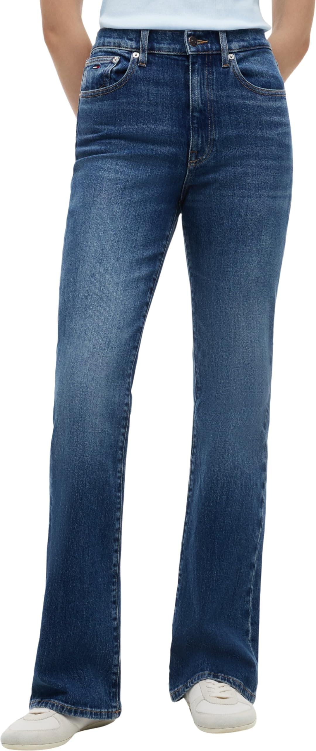 Tommy Jeans Sylvia HGH FLR Bj0155 Dw0dw23077 - Corte de Bota Mujer