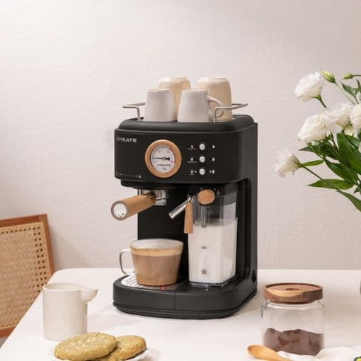 CREATE THERA RETRO PRO - Cafetera express (Diseño Vintage / Vaporizador)