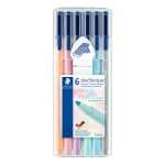 Estuche 6 rotuladores triplus STAEDTLER color paste