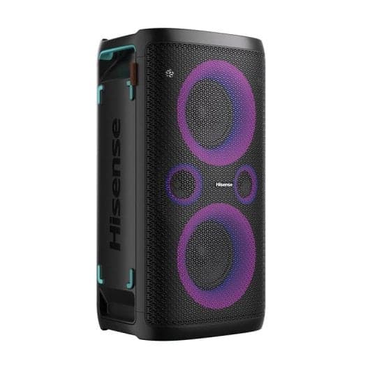 Altavoces Hisense Party Storm inalámbricos 300 W con bluetooth, batería 15 h y protección agua
