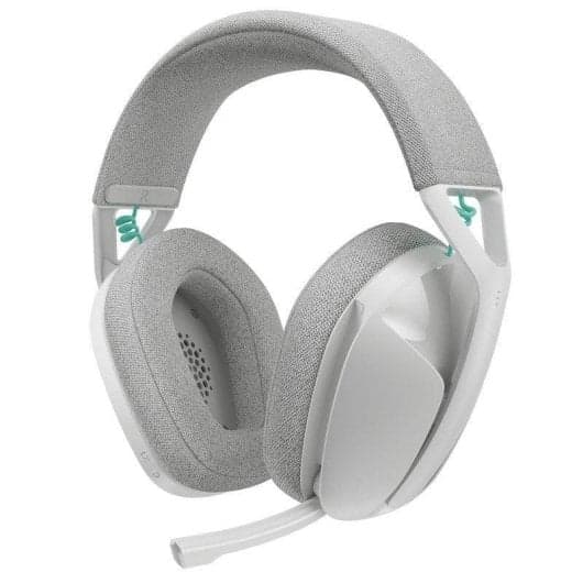 Logitech G321 LIGHTSPEED – Auriculares Gaming Inalámbricos Bluetooth 5.2, 40 mm, Micrófono Abatible, +20 h y 210 g, Blancos