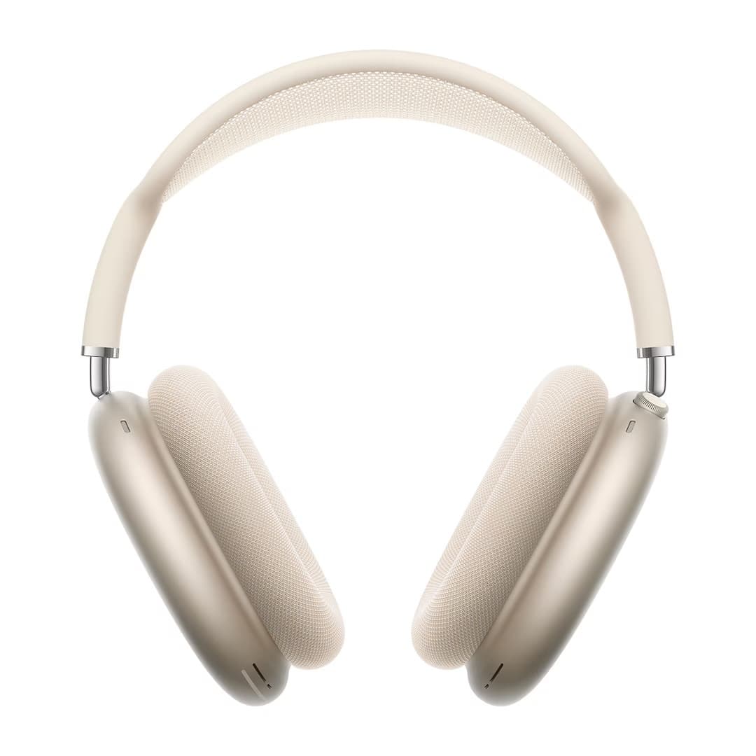 Auriculares Apple AirPods Max 2024 USB-C (cancelación activa de ruido ANC, audio espacial personalizado, chip H1) en blanco estrella